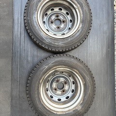 軽バン軽トラ 22年DUNLOP スタッドレス145R12 8PR ２本⭐️の画像