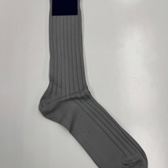 定価の1/4 新品　伊勢丹メンズ　リブ編みソックスの画像