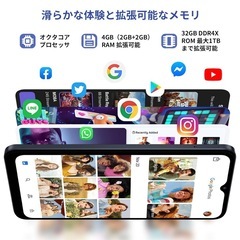 新品未使用　Android　スマートフォンの画像