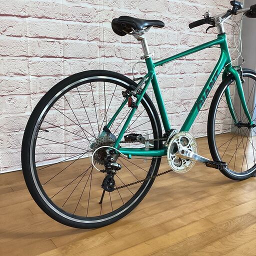  【完売御礼】【大人用】整備済中古クロスバイク  ジャイアント 700cエスケープR3(M:500) グリーン色 <自転車のオオムラ 