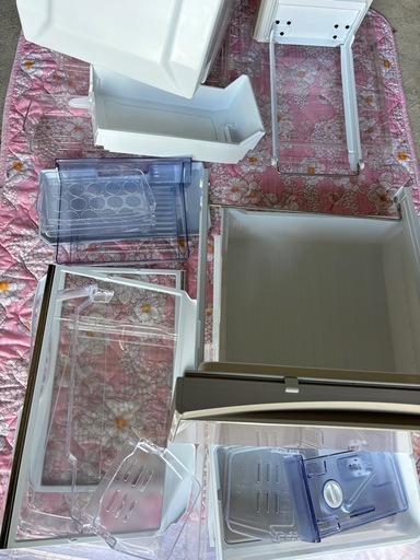 三菱電機  冷凍冷蔵庫  右開き 5ドア 455L  MR-B46E-F [クリスタルフローラル]