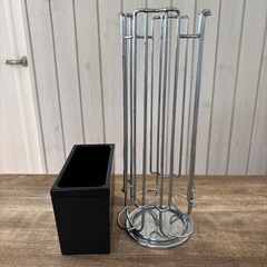 ドルチェグストのカプセル（ポーション）タワー型ホルダ&専用くずばこクズ箱。の画像