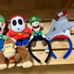 スーパーマリオぬいぐるみ、USJカチューシャの画像
