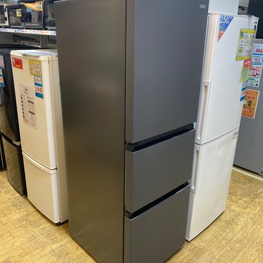 ?高年式?2024年製 Haier 286L冷蔵庫 JR-CV29B 3ドア ブラック 2〜3人向け 大容量 No.7292 NH