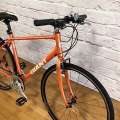 【大人用】整備済中古クロスバイク  ジャイアント 700cエスケープR3(M:500) オレンジ色 <自転車のオオムラ 静岡店>の画像