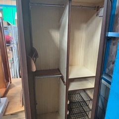 府中家具　桐たんす　佐々木木工　大塚家具　洋ダンス　2枚扉　250523-4 府中家具 桐たんす 佐々木木工 大塚家具 洋ダンス 2枚扉 250523-4