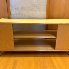 IKEA テレビボード オークの画像