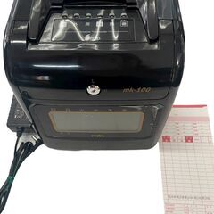 ※鍵なし※タイムレコーダー mita mk-100 タイムカード 電子タイムレコーダー 1日最大6回打刻の画像
