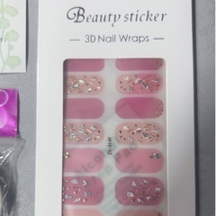 3D Nail Wraps 14Double Ended Tips ネイル用品 ラインストーンの画像