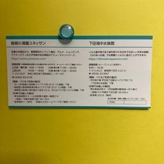 箱根ユネッサン招待券1枚(2名分)の画像