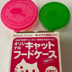 キャットフード ケースとトレイの画像