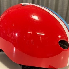 子ども用ヘルメット(47〜51cm) 自転車用 赤/青の画像