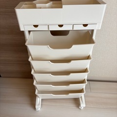 マガジンラック　収納ワゴンの画像