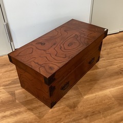 長持〈欅〉【町田市再生家具】　251879の画像
