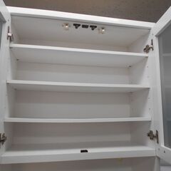 ♪マルミツ 食器棚 レンジボード 80×210cm♪の画像