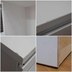 ♪マルミツ 食器棚 レンジボード 80×210cm♪の画像