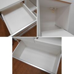 ♪マルミツ 食器棚 レンジボード 80×210cm♪の画像