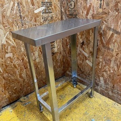 C(7523) ステンレス 作業台 W300D600H800 脇台 業務用 厨房用 飲食店 店舗用 中古 直接引き取り歓迎 大阪の画像