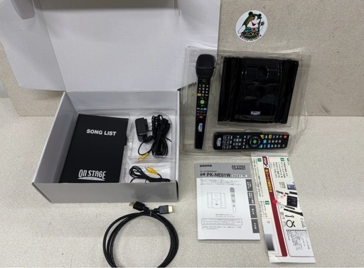 ?【家電品】ほぼ新品!! 家でカラオケ!!オン・ステージ パーソナルカラオケ PK-NE01W【家電の事なら買取＆販売アールワン田川】