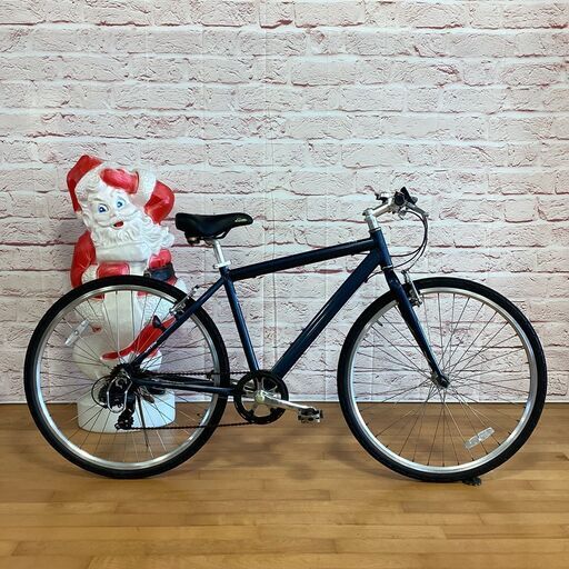 【大人用】整備済中古クロスバイク  cyma700cプライマー(M:465) ネイビー色 <自転車のオオムラ 静岡店>