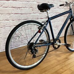 【大人用】整備済中古クロスバイク  cyma700cプライマー(M:465) ネイビー色 <自転車のオオムラ 静岡店>の画像