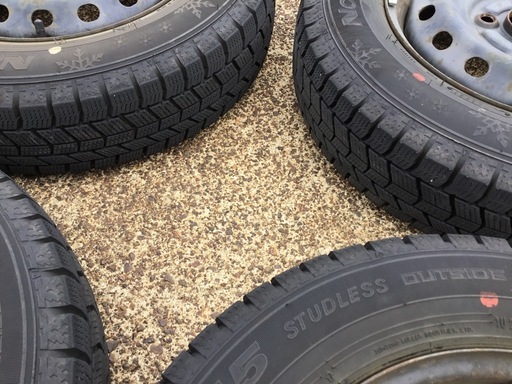 145/80R13 鉄ホイール付スタッドレスタイヤ 4本セット