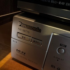 パナソニック NV-SB770 S-VHS ビデオデッキ 動作品の画像