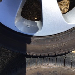 スズキ純正 165/55R14 アルミホイール付夏タイヤ4本セットの画像
