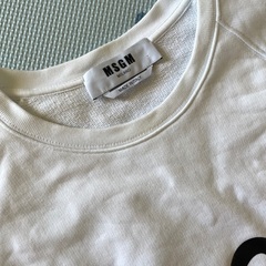 MSGM 白トレーナーの画像