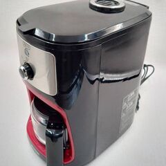 【B298】アイリスオーヤマ　全自動コーヒーメーカー　ドリップ式　通電のみ確認OKの画像