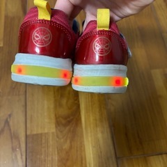 スパイダーマンシューズ 17cmの画像