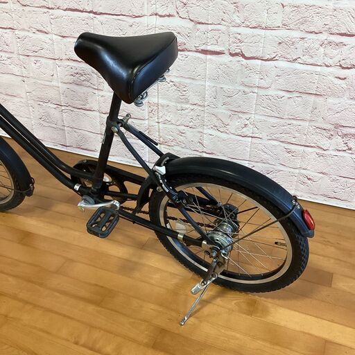 【大人用】整備済中古自転車 ブリヂストン 20型ベガス 黒色 <自転車のオオムラ 静岡店>