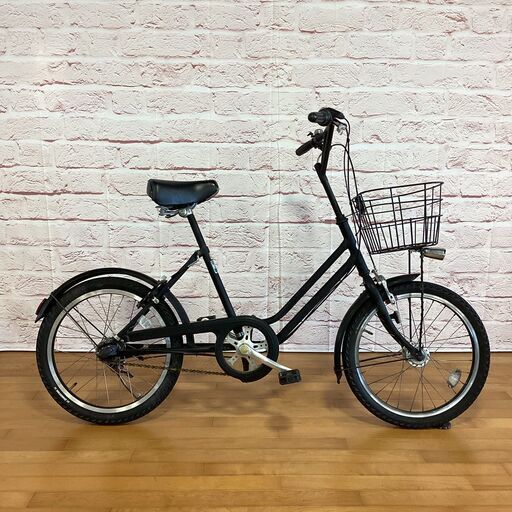 【大人用】整備済中古自転車 ブリヂストン 20型ベガス 黒色 <自転車のオオムラ 静岡店>