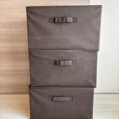 折りたたみ収納BOX 3個入り の画像