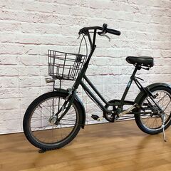 【大人用】整備済中古自転車 ブリヂストン 20型ベガス カーキ色 <自転車のオオムラ 静岡店>の画像