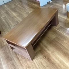 センターテーブル　引出付き【町田市再生家具】　251876の画像