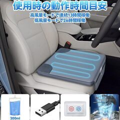 水冷式クールシート 送風ファン搭載 の画像