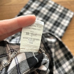 チェックズボン　130の画像