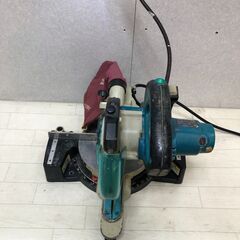マキタ LS0611FL 165mm スライド丸ノコ レーザー ライト 中古 動作確認済み レーザー付 樹脂ベース仕様 卓上丸ノコ 切断 電動工具　DIY 木工 集成材 角度切断 現状渡し 刃交換推奨 糸島市内 送料無料】88264-1の画像