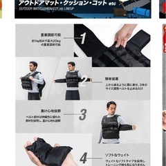 ウエイトベスト20kgの画像