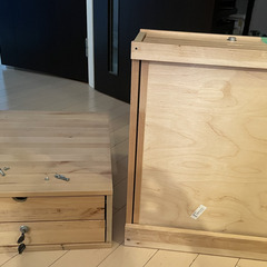 イケア IKEA パックス PAX コンプレメント　ジュエルボックス　透明な引き出しの画像