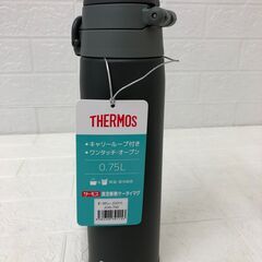 サーモス 水筒真空断熱 ケータイマグキャリーループ付き 750ml ダークグレーの画像