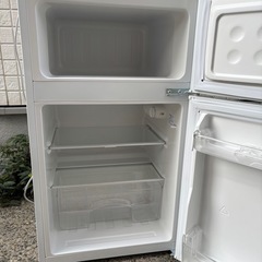 【⭐️全額返金保証⭐️】　ハイアール 85L 冷凍冷蔵庫　JR-N85C　1人暮らしに♫の画像