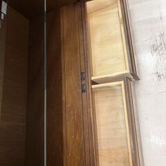 リユースのサカイ栃木店★ジモティ割あり★ カリモク キャビネット ブラウン W179×D46×H79 クリーニング済み TC10873の画像