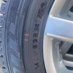 軽自動車スタッドレス　ダンロップウインターMAXX03 2022年製145/80R13の画像