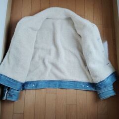 中古美品　裏ボアGUのGジャン　Mサイズ　冬前に揃えましょううの画像