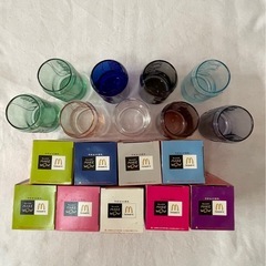 未使用9個コカコーラグラス/マクドナルドコラボの画像