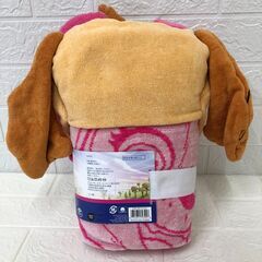 キャラクター フード付き タオル 約58cm x 約129cm スカイの画像