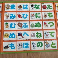 アンパンマン　ひらがな　マグネットの画像