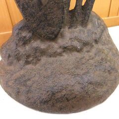 レトロ調 鉄製 ドアストッパー シャベルとフォーク 約1447g 中古 札幌市厚別区 厚別店の画像